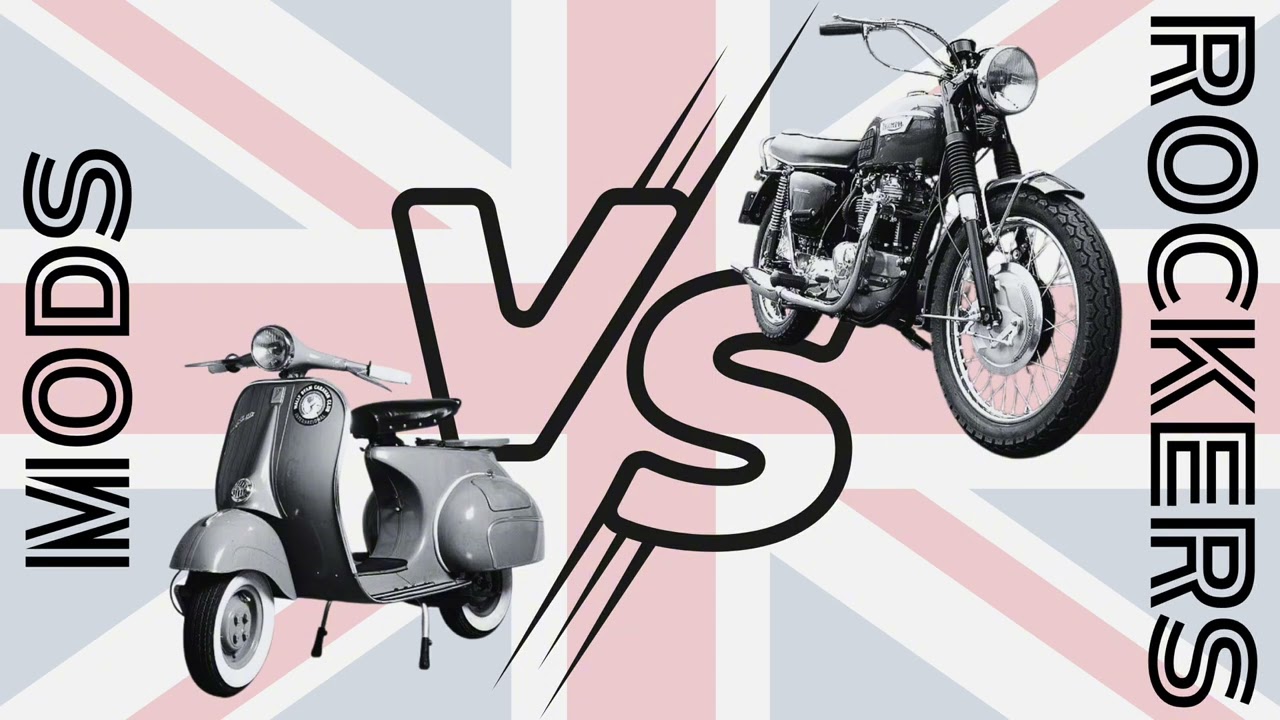 Mods vs Rockers: A Tale of Scooters, Bikes and British Rebellion. 