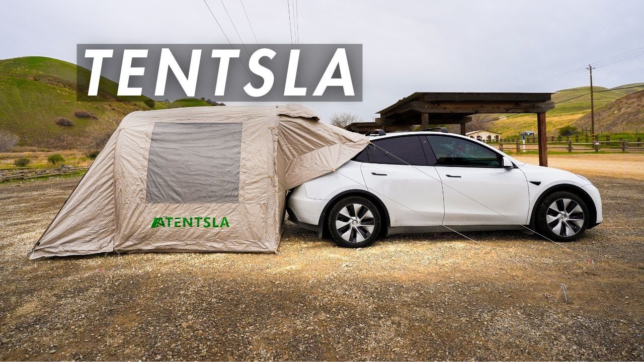 The Best Tent for Tesla Model Y Camping!
