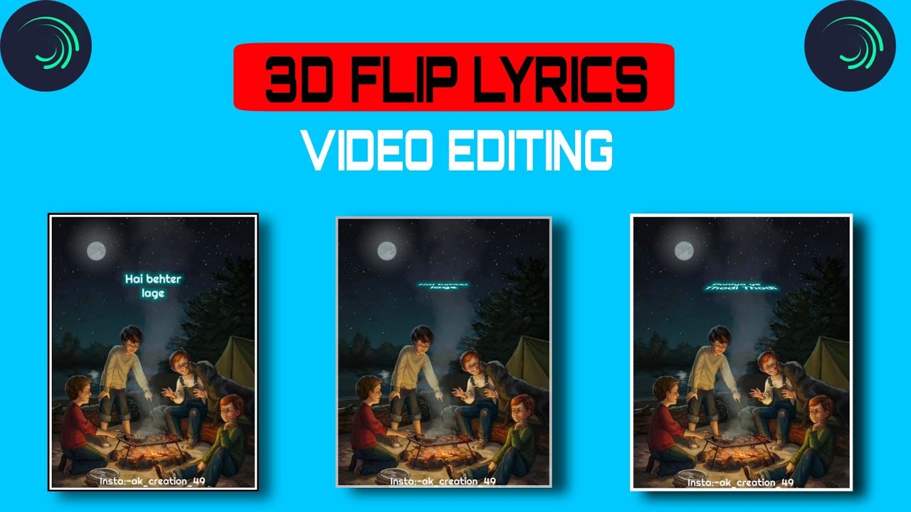Alight Motion Tutorial + Preset 🔥| Text Animation [ FLIP LAYER ] Clean edit || 👀 || By Ak Creation