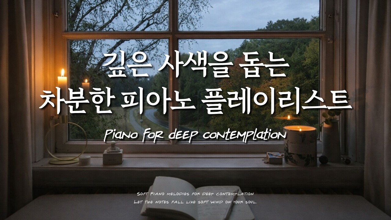 독서와 사색을 위한 조용한 피아노 플레이리스트 | Deep Focus & Quiet Night Piano🎹