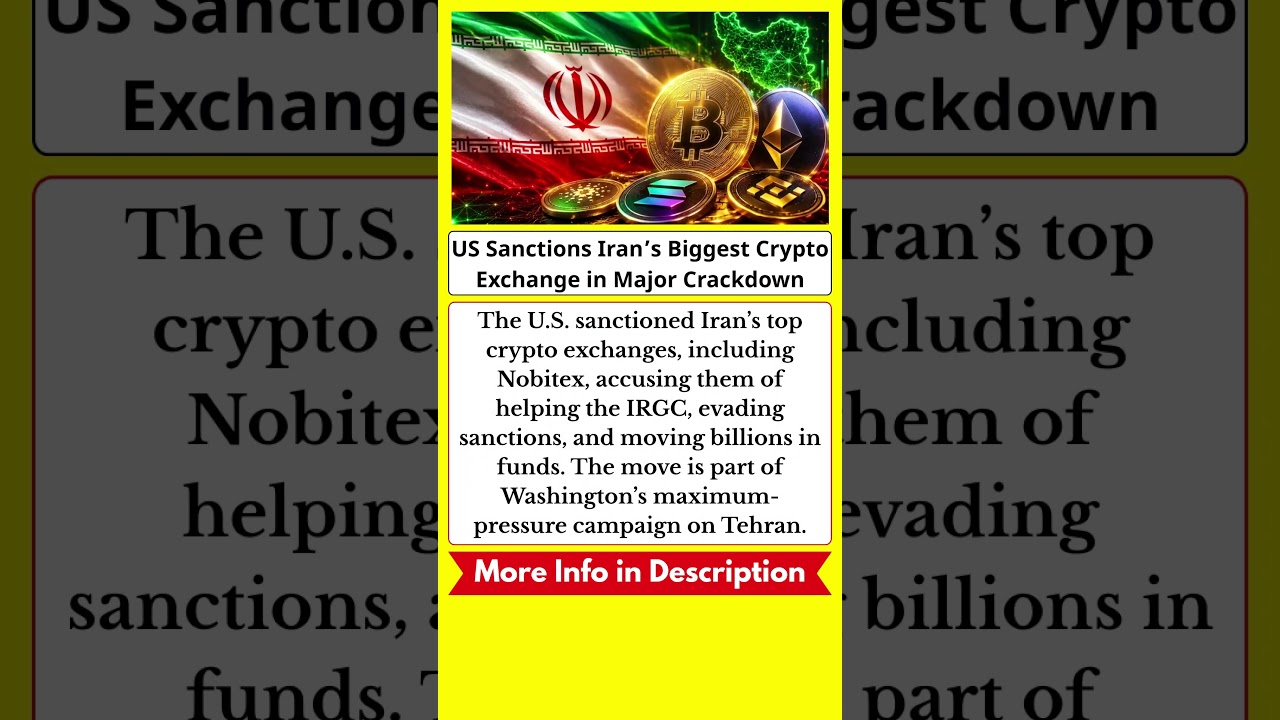 US Sanctions Iran&rsquo;s Biggest Crypto Exchange in Major Crackdown