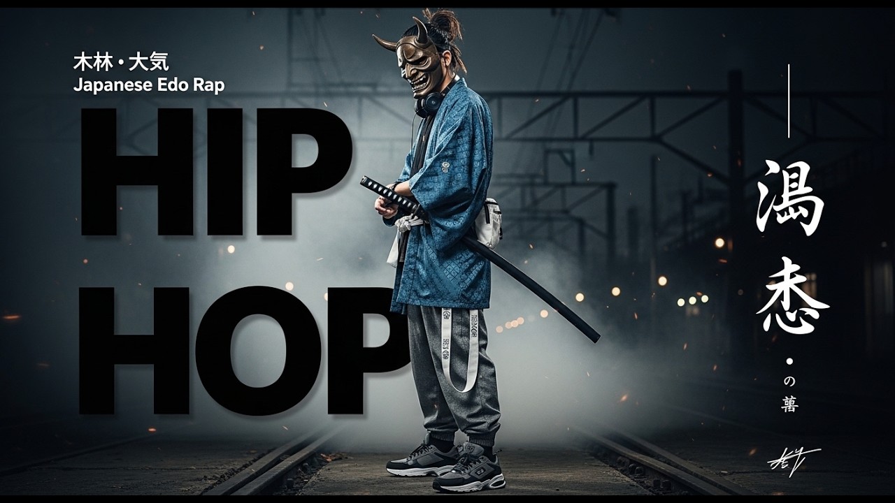 Night in Edo: Samurai Hip Hop Mix 🌙 | 江戸の夜 - 侍ラップと和風ヒップホップ (Deep Focus & Night Drive)