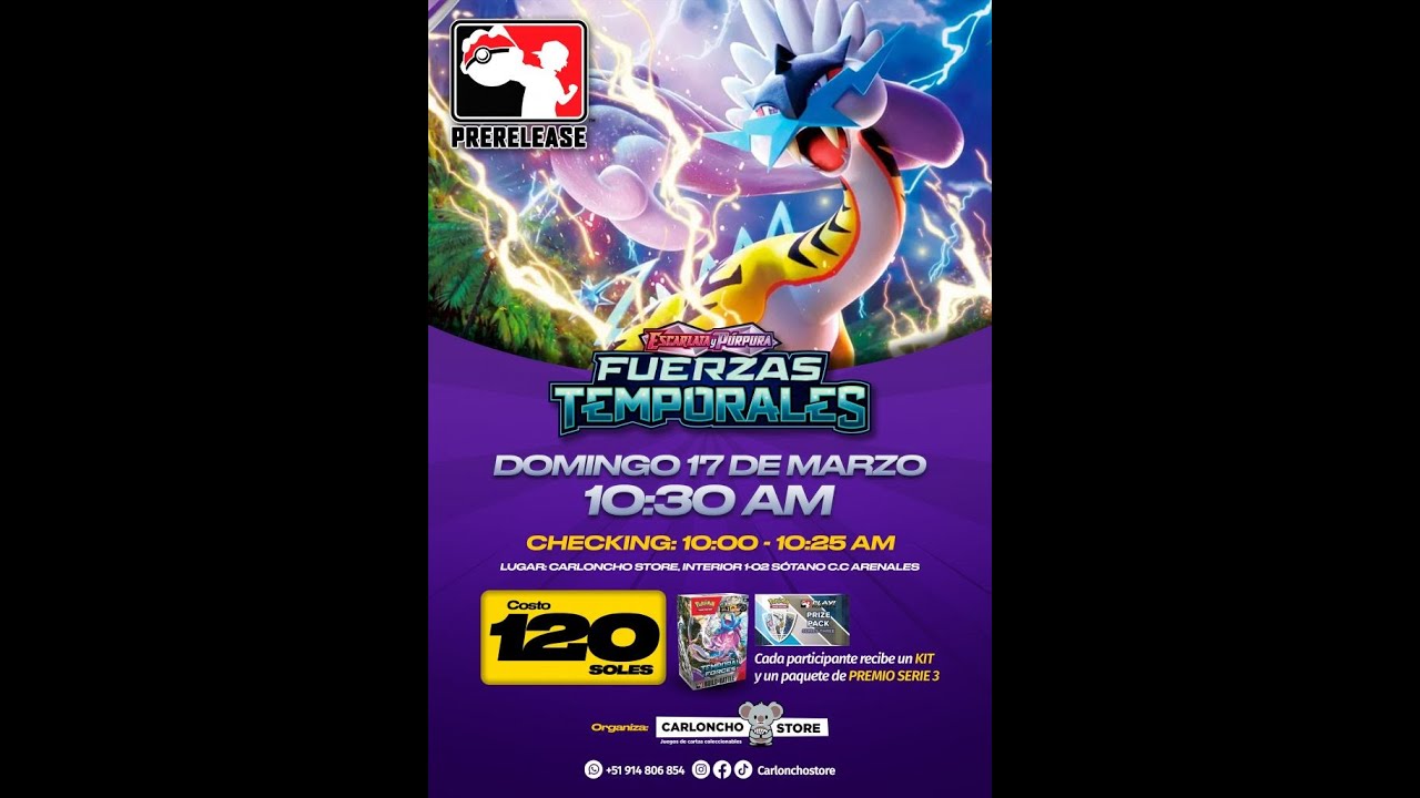 Pre release Fuerzas Temporales en Carloncho Store