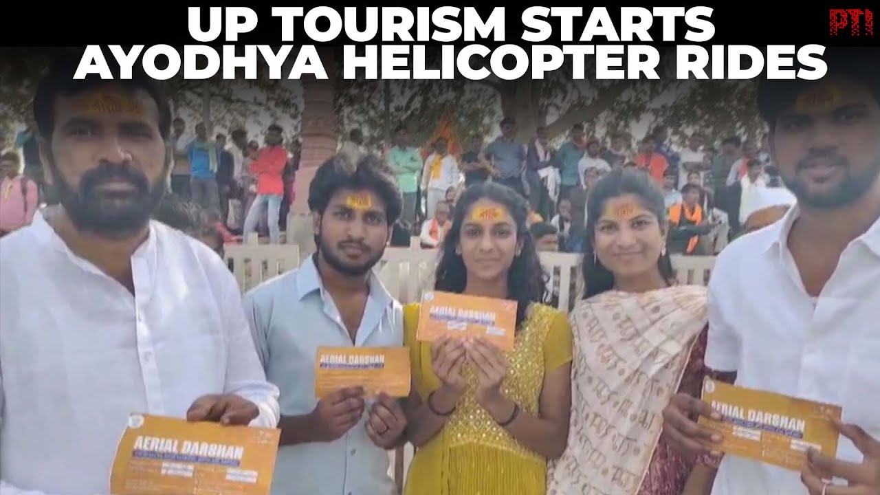 UP Tourism launches helicopter service offering stunning aerial views of Ayodhya