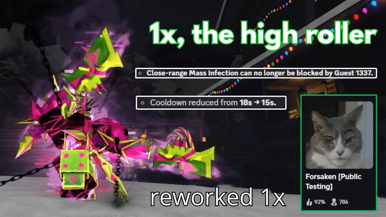 1X UPGRADED HIS SLOT MACHINE | Forsaken 1x rework