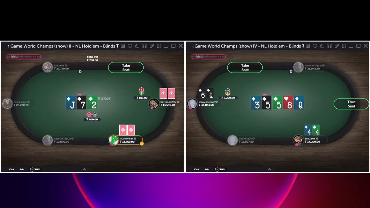 DavyJones922 Vs Jasam Gale Vs Kevin Paque Vs AbsoluteTopUp | Cash Game World Championship Day 10