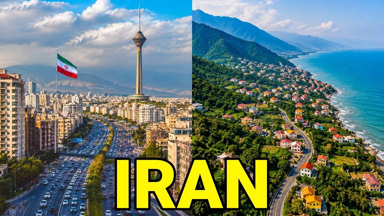 INSIDE IRAN: Caspian Sea To Tehran City! 🇮🇷 What are the roads like in IRAN?