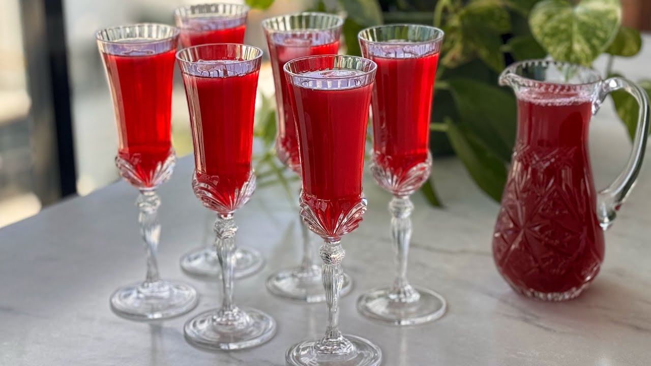 RAMAZAN ŞERBETİ BUDUR❗ İÇMELERE DOYAMAYACAKSINIZ 😋 RENGİNE VE LEZZETİNE BAYILACAKSINIZ / İÇECEK