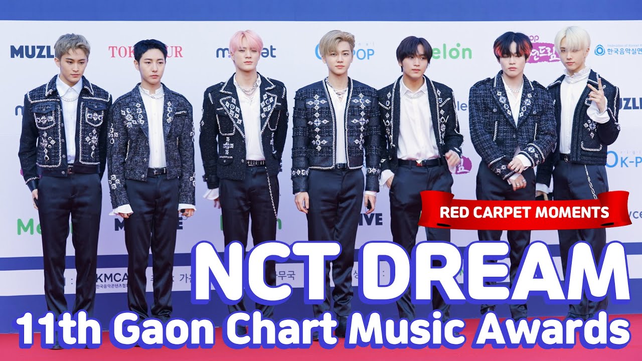 [NCT DREAM] 11th Gaon Music Chart Awards｜Red Carpet moments