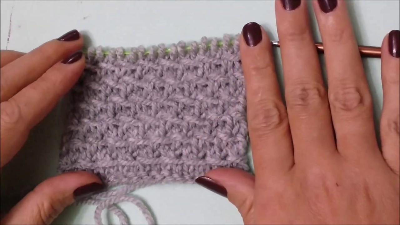 Tuto tricot: le faux point bambou