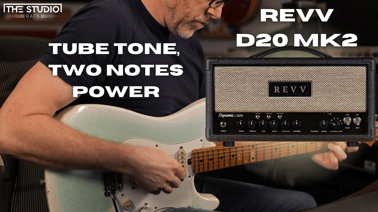 REVV D20 MkII – Компактный ламповый усилитель, мощный звук.