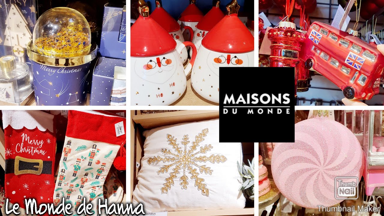 MAISONS DU MONDE 02-12 DÉCORATION DE NOËL 🎄