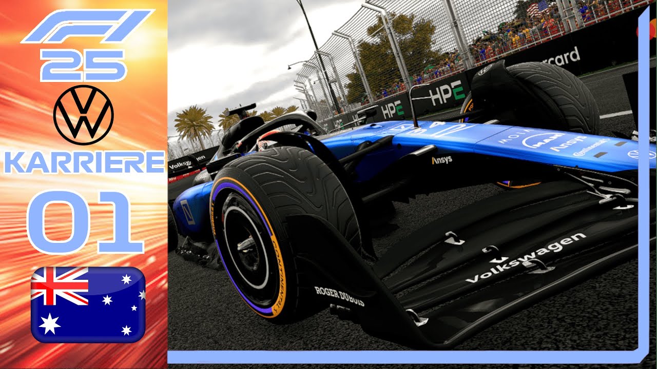 REGEN, FEHLER, DRAMA! 😳 Mein erstes Rennen in der F1 | VOLKSWAGEN #1 | F1 25 Fantasy Mod