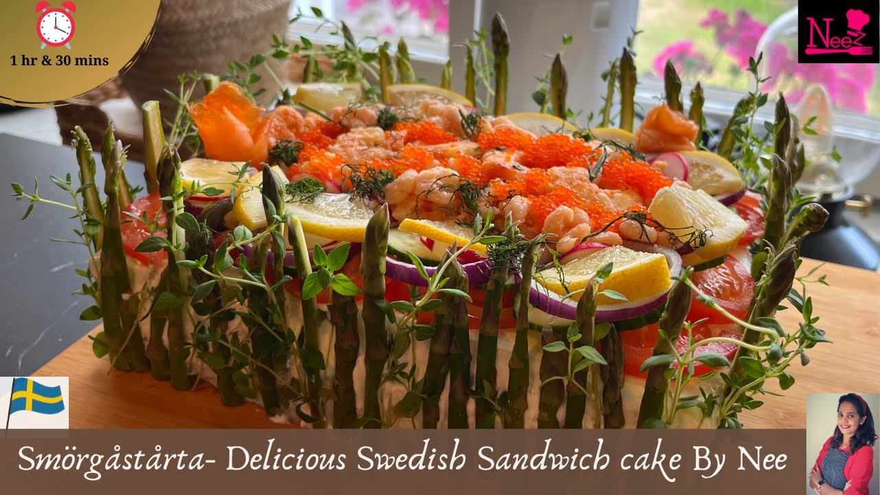 Smörgåstårta- Swedish Sandwich Cake By Nee