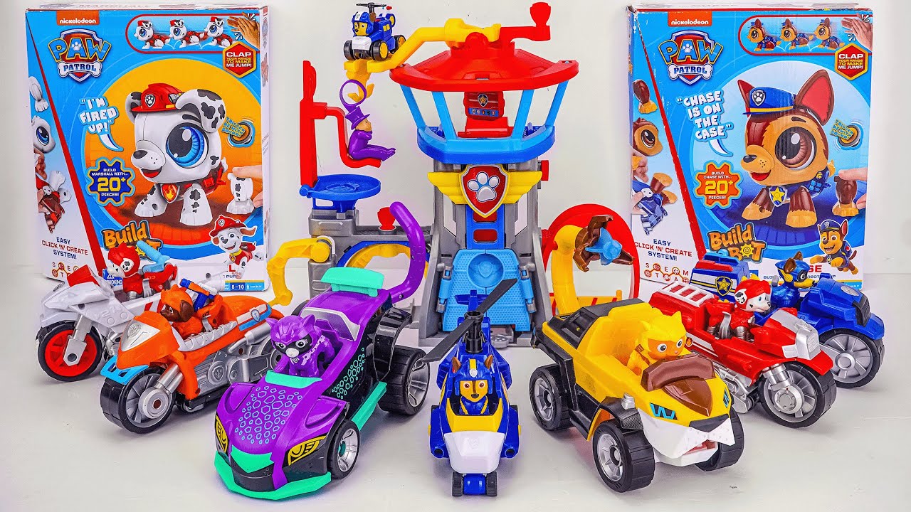 Paw Patrol MEGA Fleet Unboxing! 🐾🚓 Which Truck Is The Coolest? | Paw Patrol Unboxing ASMR #pawpatrol