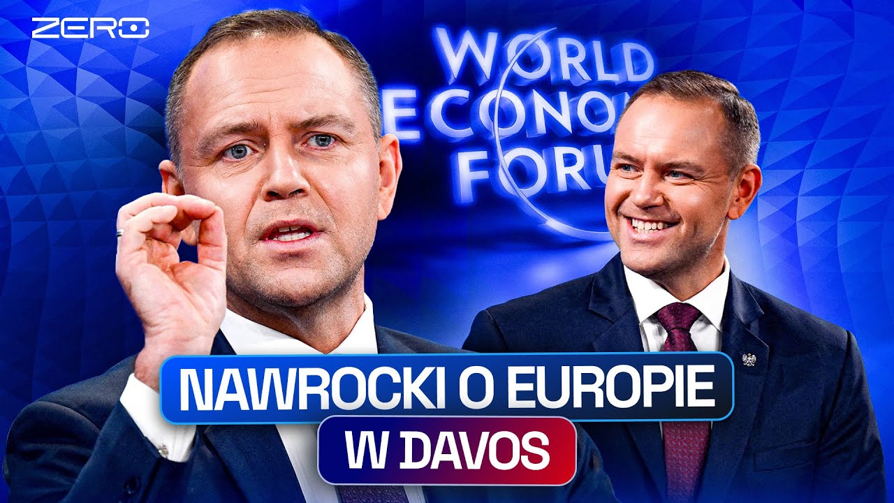 NAWROCKI - WSZYSTKIE WYPOWIEDZI Z DAVOS. RUTTE, STUBB I BEZPIECZEŃSTWO EUROPY