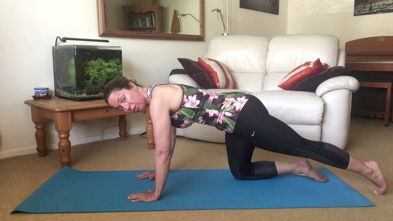 Pilates Exercises: Superman - easy version
