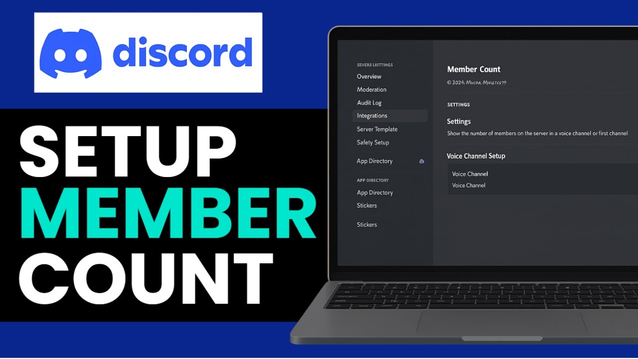 How To Setup Member Count Bot On Discord Server | Counting Bot Working EASY 2025