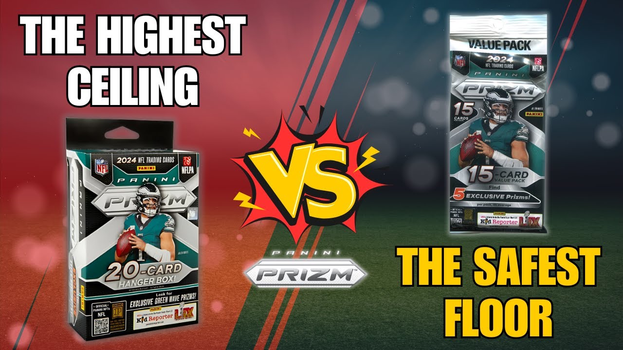 VALUE CHALLENGE BOX BATTLE: 2024 Prizm Football Hangers vs Value Packs