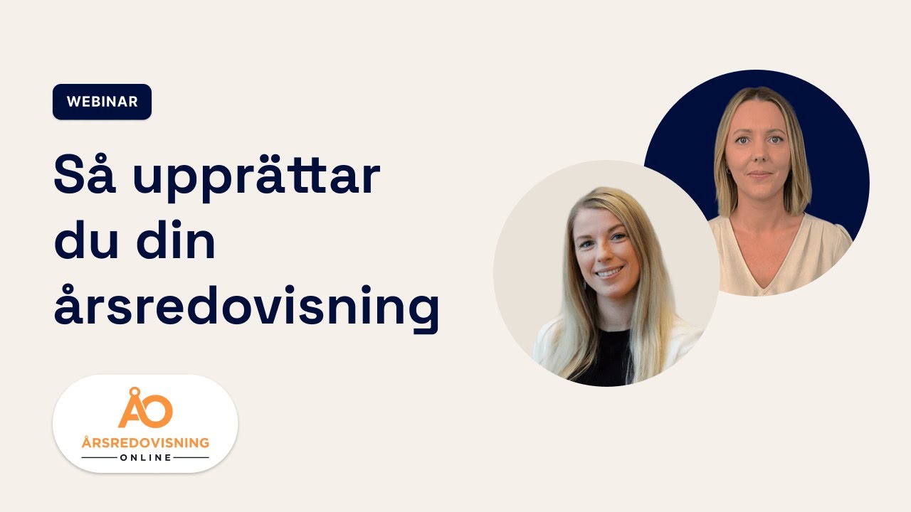 Så upprättar du din årsredovisning och deklaration