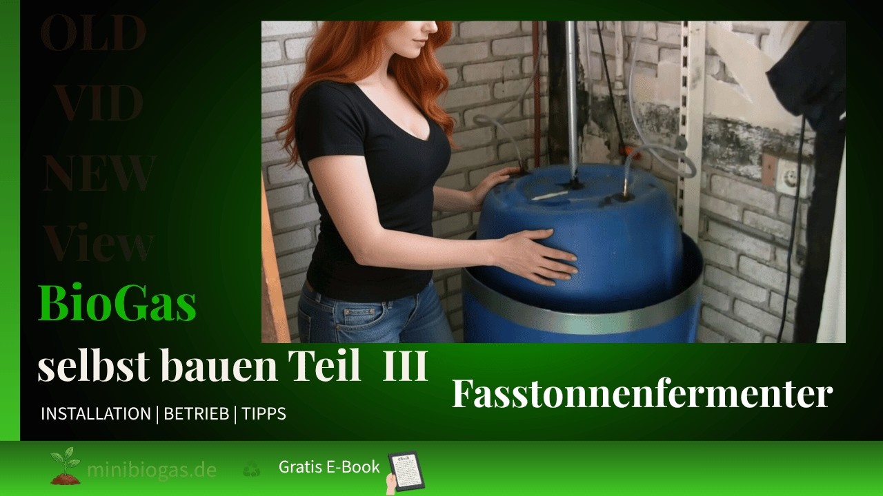 Biogasanlage selber bauen Teil 3  Wo kommt denn bloß die Scheiße rein