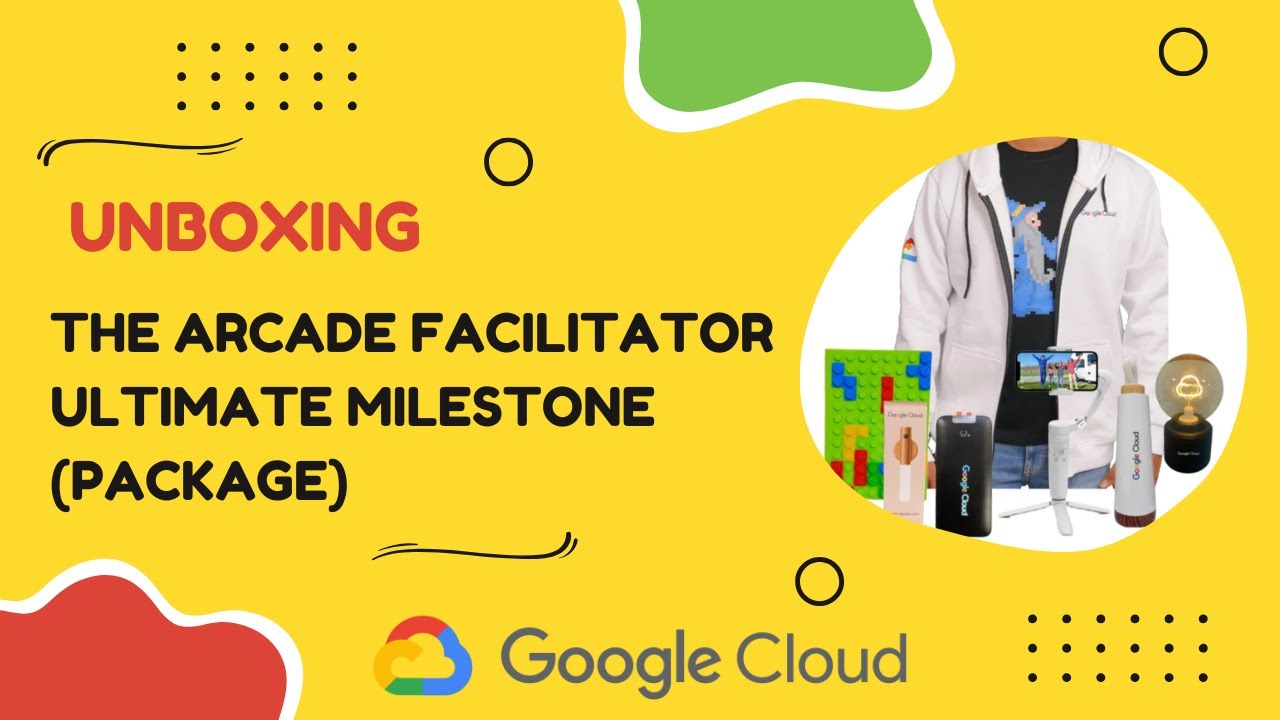 Unboxing The Google Cloud Arcade Facilitator Ultimate Milestone Package! ⭐ #GoogleCloudArcade #Swags