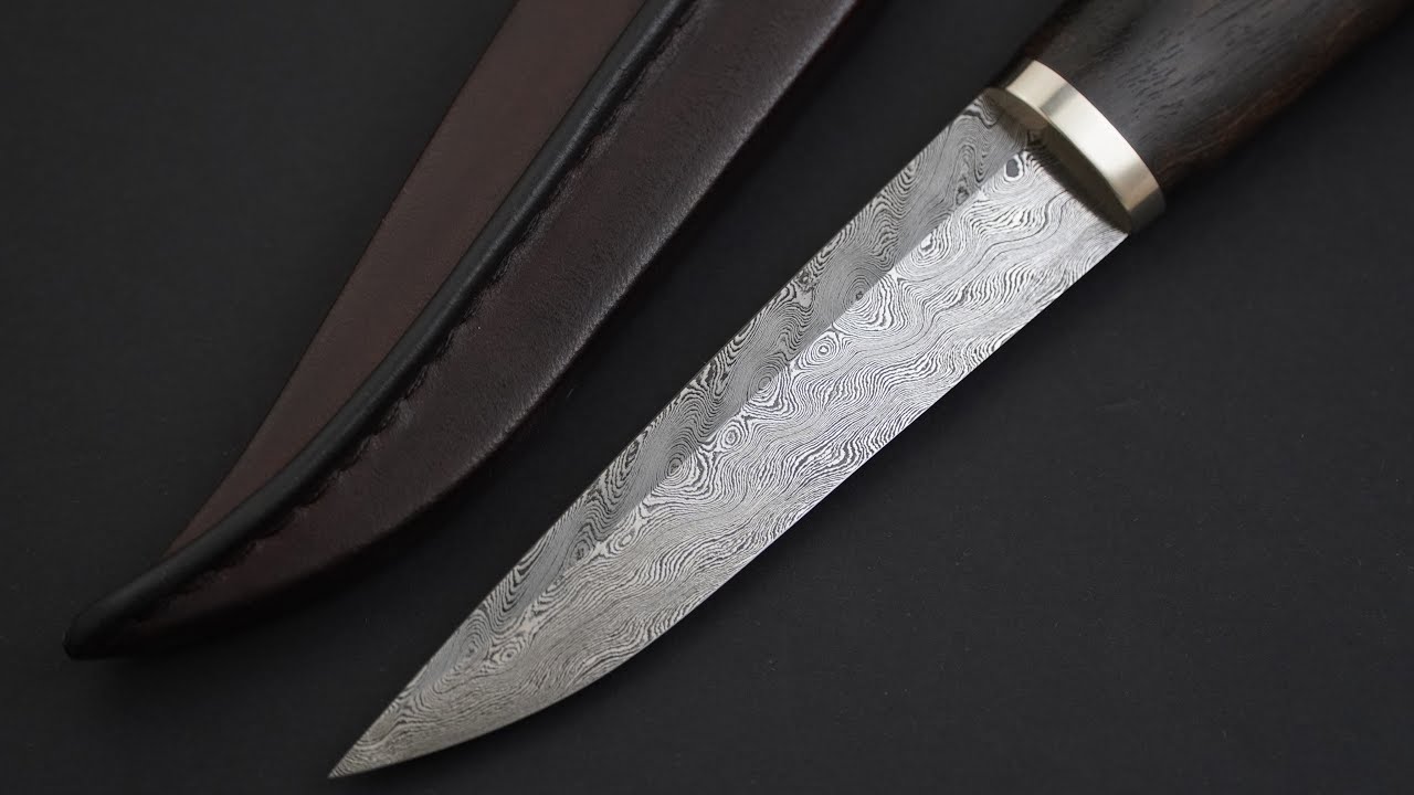 Hand Forging A Damascus Puukko