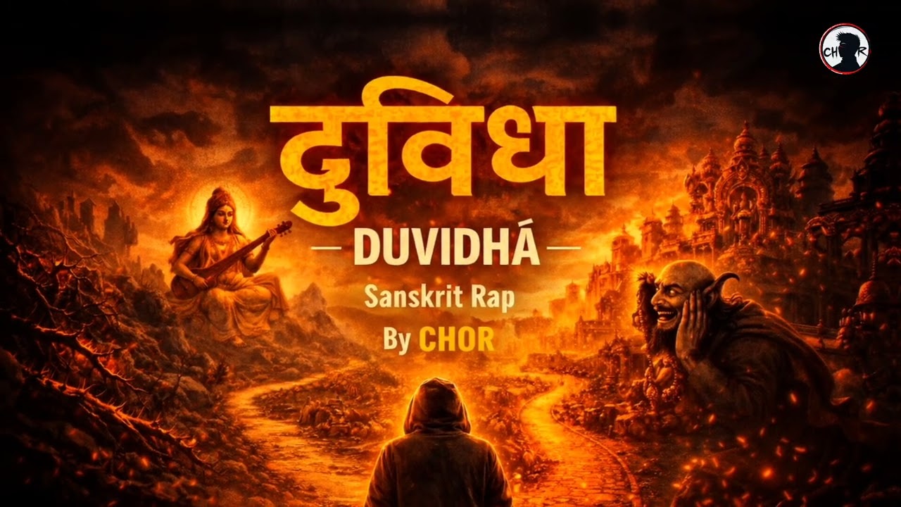 🔥 DUVIDHĀ (दुविधा) – The Inner Conflict | Sanskrit × Hindi Rap | Rap By CHOR 🔥