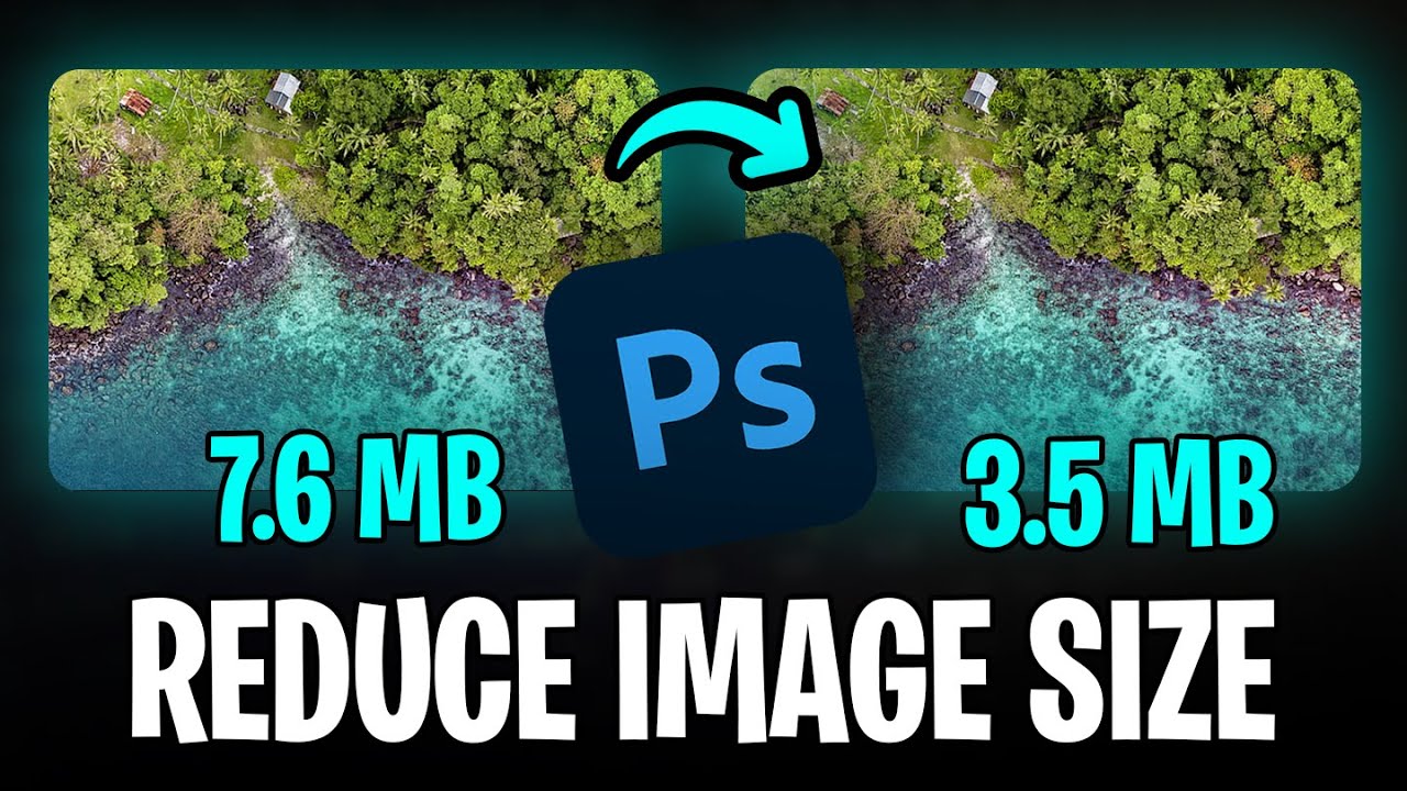 Как уменьшить размер изображения в МБ в Photoshop [НОВЫЙ метод для 2026 года]