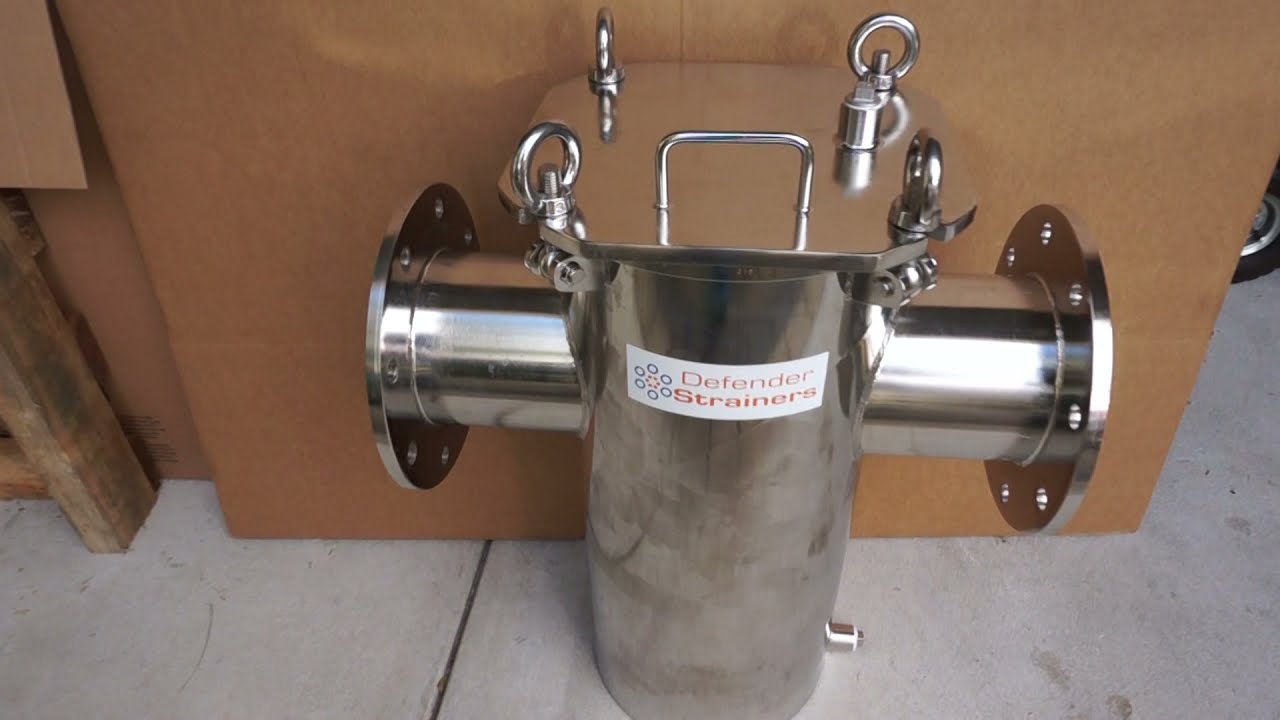 DN150 Simplex Basket Strainer in 316 stainless steel, Table D flanged AS2129. Pipeline Strainers.