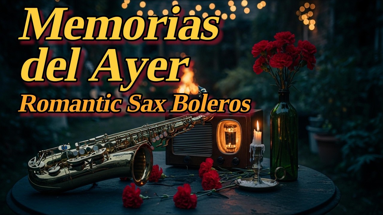 Boleros Suaves Saxofón 🎷 Instrumental Para Relajarse, Recordar y Reflexionar 🍂