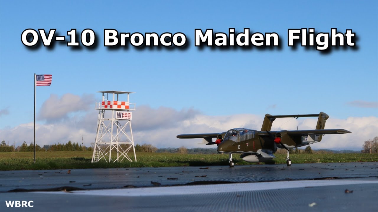 OV 10 Bronco Maiden Flight