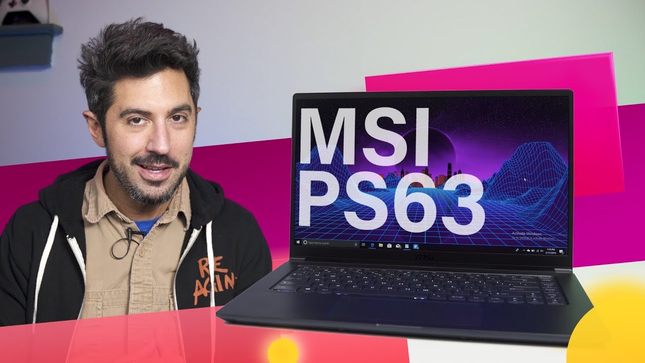 MSI PS63 Modern Review: A Bold Balance of Power and Battery Life