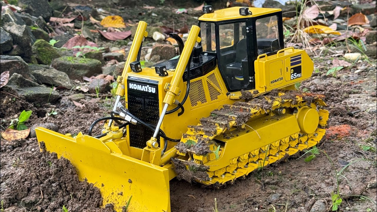 Rc Buldoze‼️Tugas Proyek Rc Buldozer Komatsu Merapikan Jalan Terbengkalai‼️
