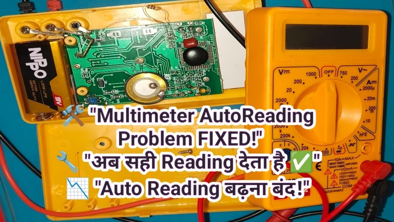 Multimeter Auto Reading Problem Fix | Multimeter Repair at Home | Step by Step