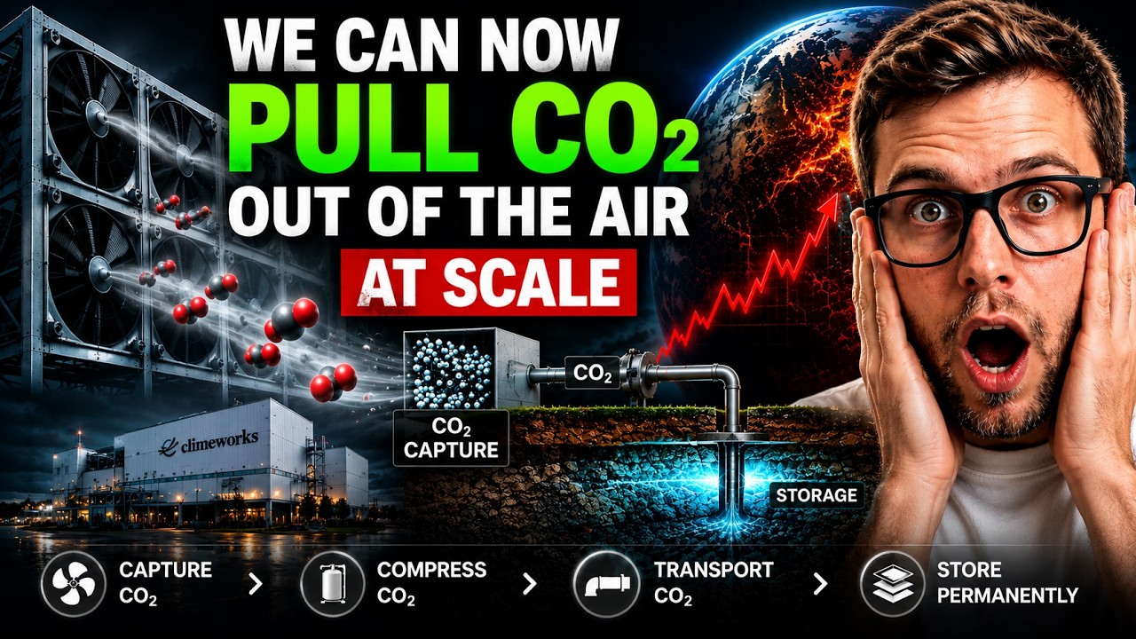 Мы научились извлекать CO₂ из воздуха в промышленных масштабах | Технология прямого улавливания в...