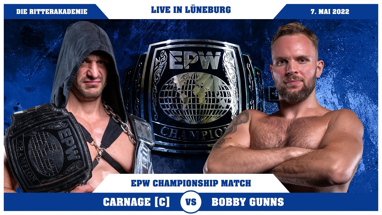 EPW Championship Carnage vs Bobby Gunns FULL MATCH