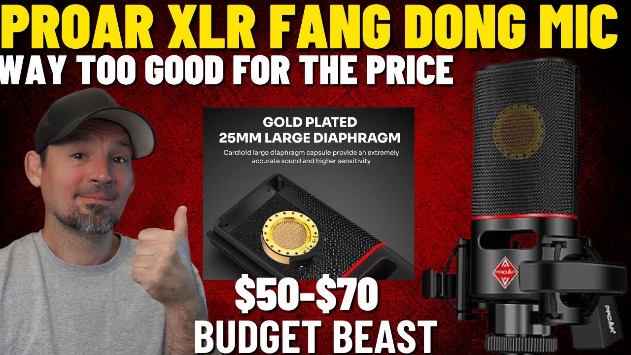 Proar XLR Fang Dong Mic Review and Comparison | Cheap Price | Great Sound