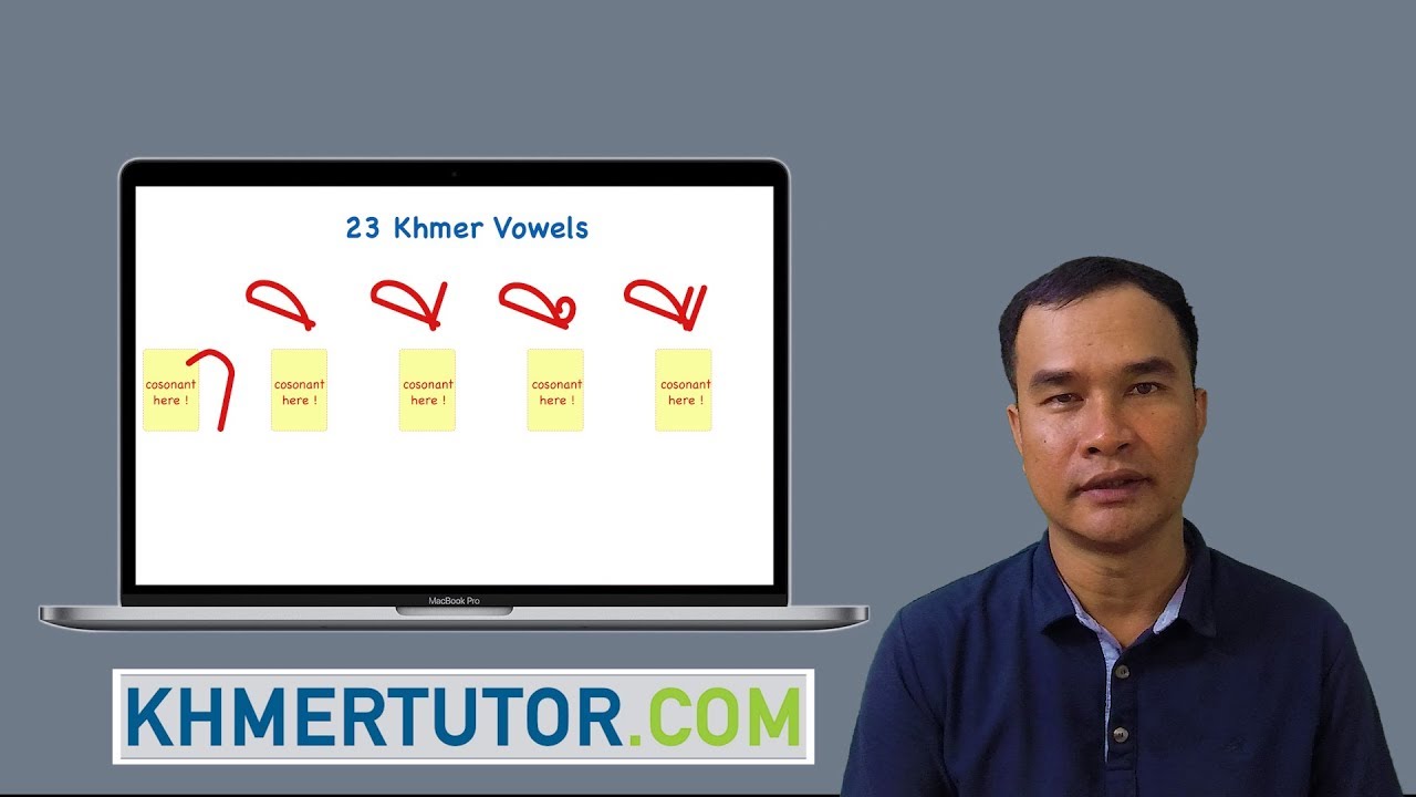 Khmer Vowels Lesson Firs Series 1 of 6
