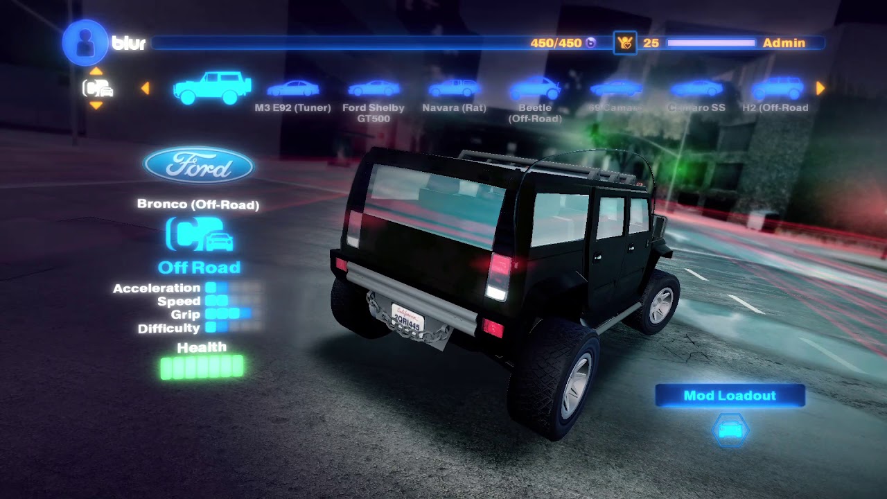 Blur (2010) All Cars 1080p 60FPS