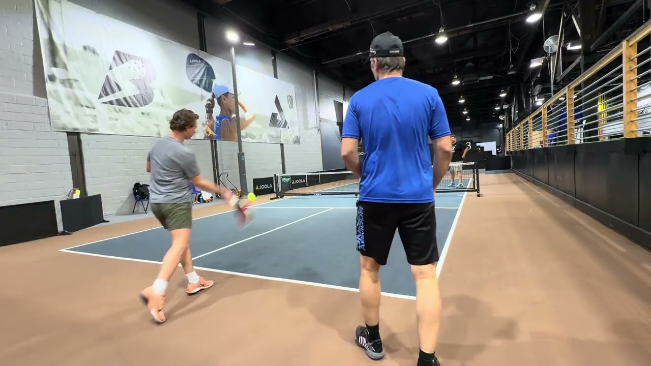 4.5 Pickleball Tournament Preparation Practice. Playing Strong Bangers. Dan/Mark vs Shawn/Jake 1