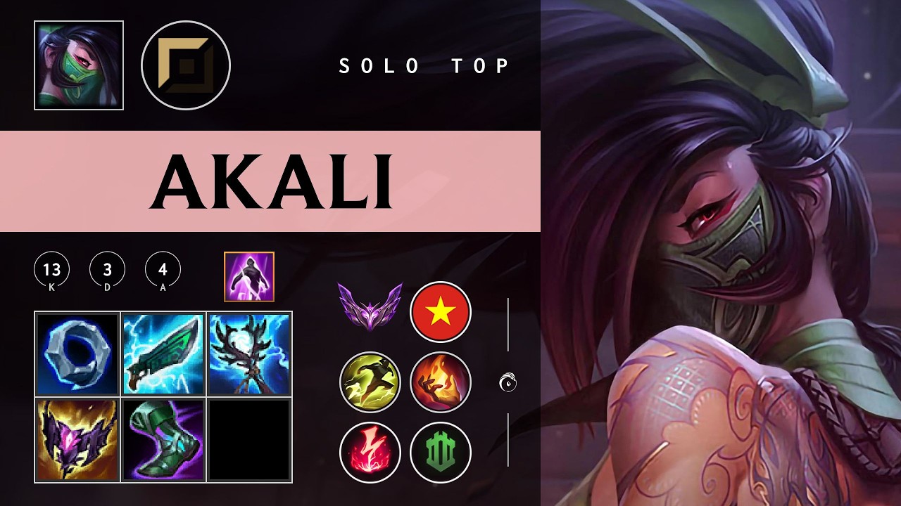 Akali Top vs Yone - VN Master Patch 26.04