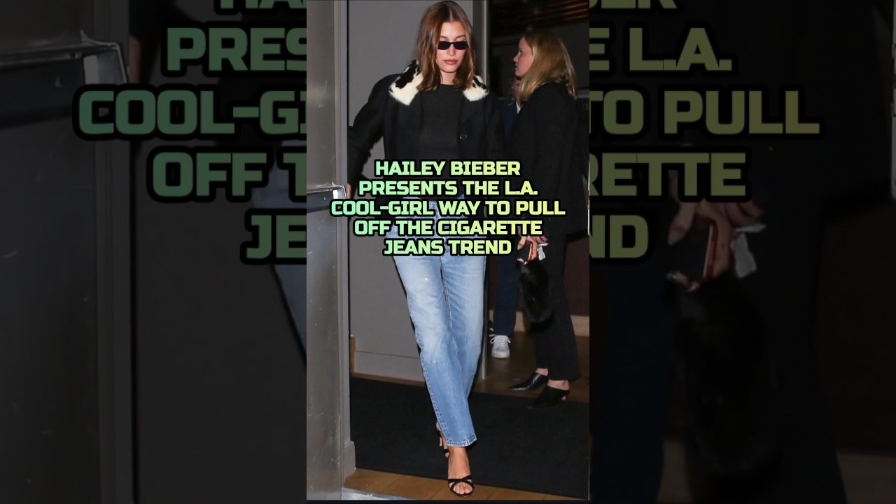 Хейли Бибер тестирует джинсовый тренд, предсказанный журналом «Marie Claire» несколько дней назад...