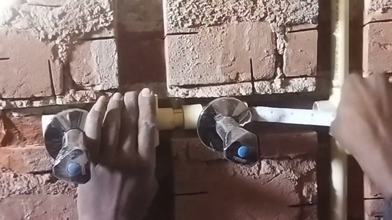 #Wall #fitting #plumber work 
