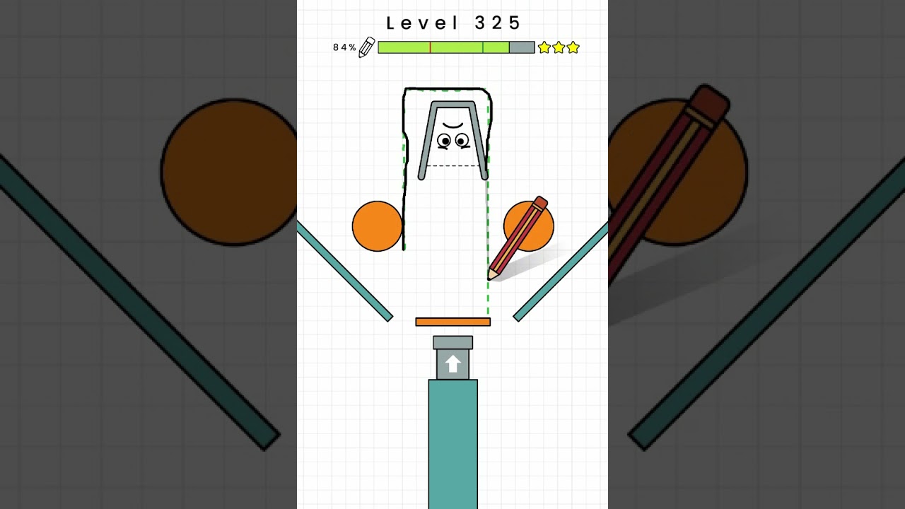 Happy Glass - Level 325. Three Stars Solution. Gameplay Walkthrough