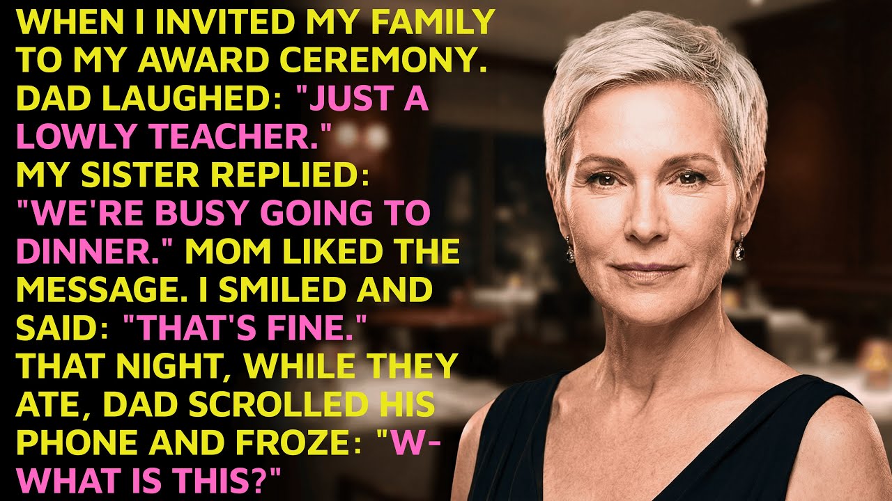 They Mocked Me For Being “Just a Teacher”… Until My Father Saw My Face on Prime-Time TV.