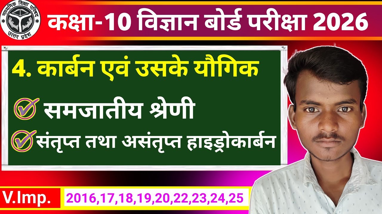 संतृप्त तथा असंतृप्त हाइड्रोकार्बन | Saturated and unsaturated Hydrocarbon | Class 10 Science 