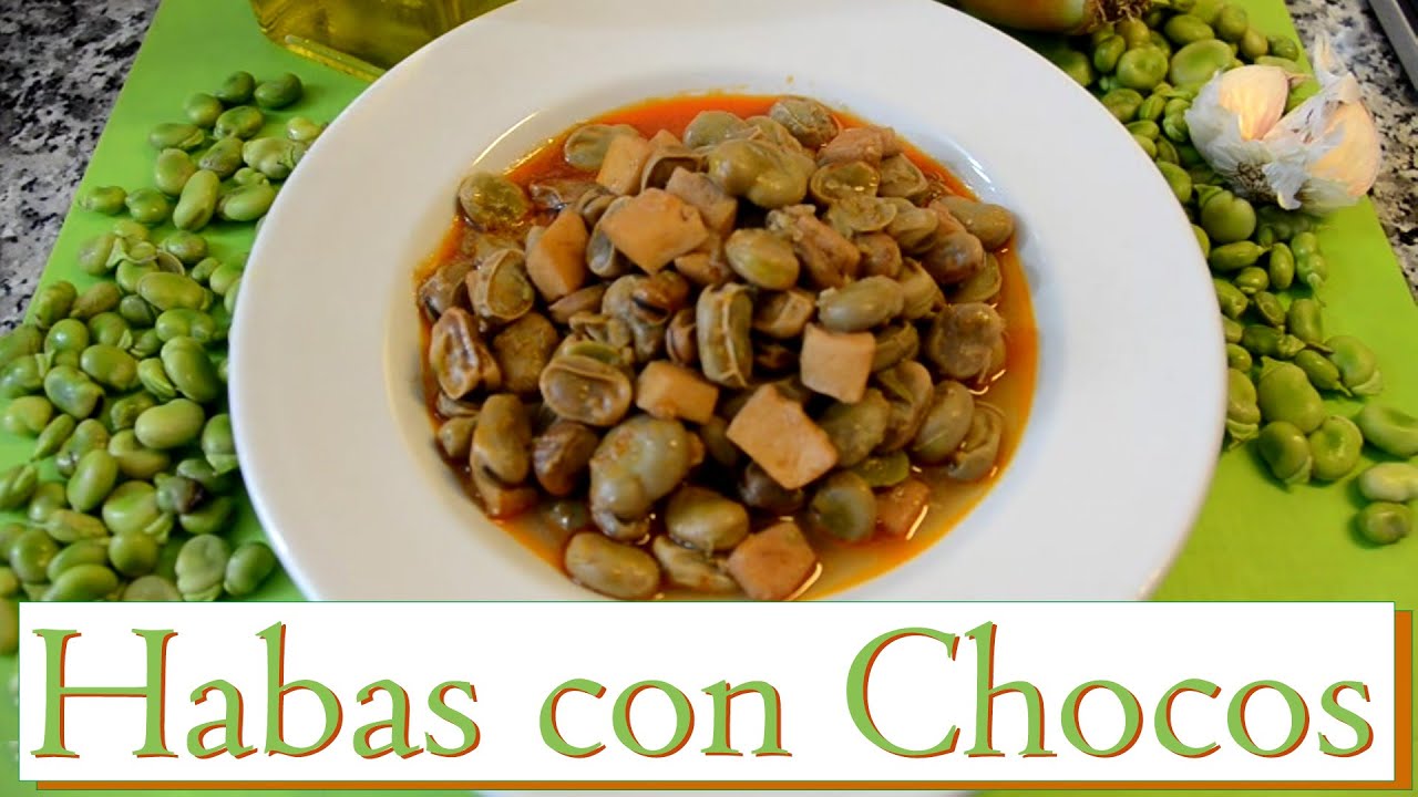 Habas con Chocos. Las Recetas del Hortelano