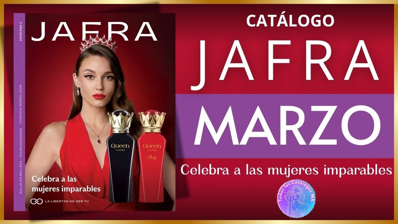 👑CATÁLOGO JAFRA OPORTUNIDADES MARZO 2026 | ¡QUEEN RUBY ! La fragancia que todas quieren 💎