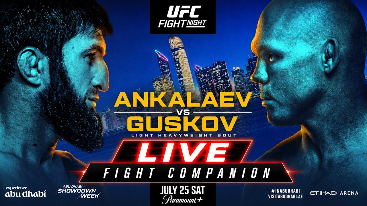 UFC ABU DHABI LIVESTREAM ANKALAEV VS GUSKOV FULL FIGHT NIGHT COMPANION & PLAY BY PLAY